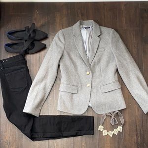 Jcrew Mercantile Grey Wool blazer NWOT